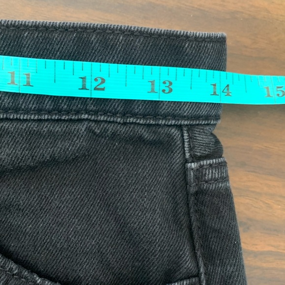 RAG & BONE SOFIE WIDE LEG HIGH RISE BLACK JEANS SZ 25 - Picture 13 of 15